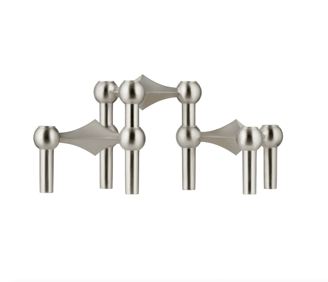 Hovedbilde Stoff Nagel  - Brushed Chrome 3 pk