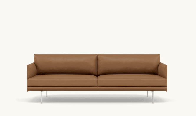 Hovedbilde Muuto Outline Studio 3-seter Sofa Refine leather ...