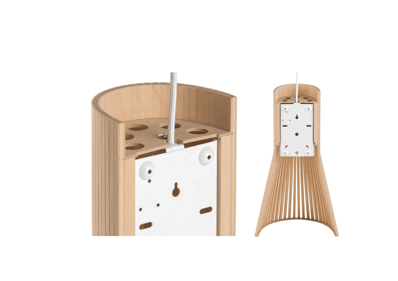 Secto Design - Secto 4231 vegg small - Valnøtt