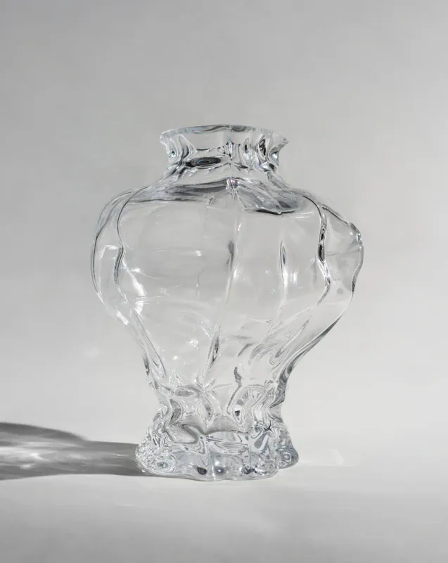 Hein Studio Ammonit Vase - Clear H:30 cm