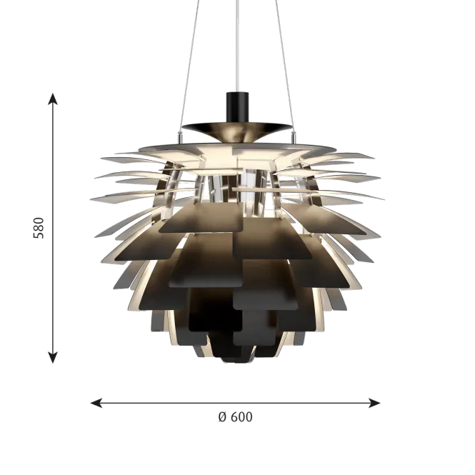 Hovedbilde Louis Poulsen PH Artichoke Ø600 2700K 96W ...