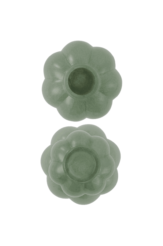 AYTM - UVA glass vase Pastel Green Ø20xH22 cm