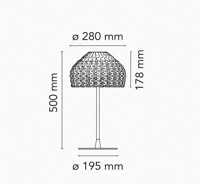 Hovedbilde Flos Tatou T1 Bordlampe - Hvit