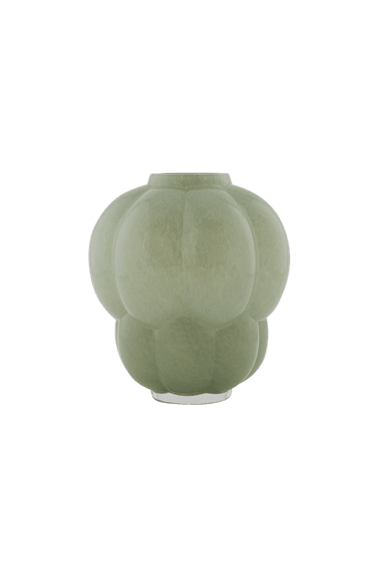 AYTM - UVA glass vase Pastel Green Ø26xH28 cm