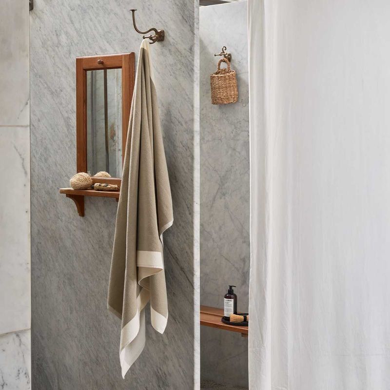 Vipp105 Strandhåndkle 100x180 - Taupe