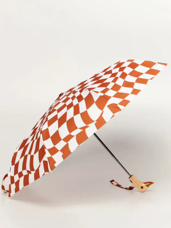 Peanut Butter Eco-Friendly Compact Duck Umbrella