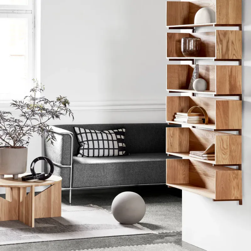 Kristina Dam Simple Table XL - Sort lakkert eik