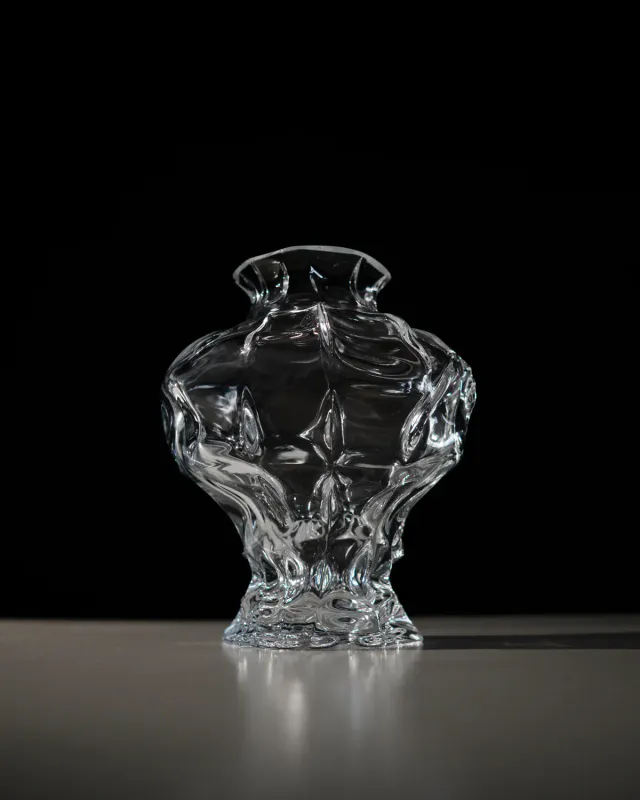 Hein Studio Ammonit Vase - Clear H:30 cm