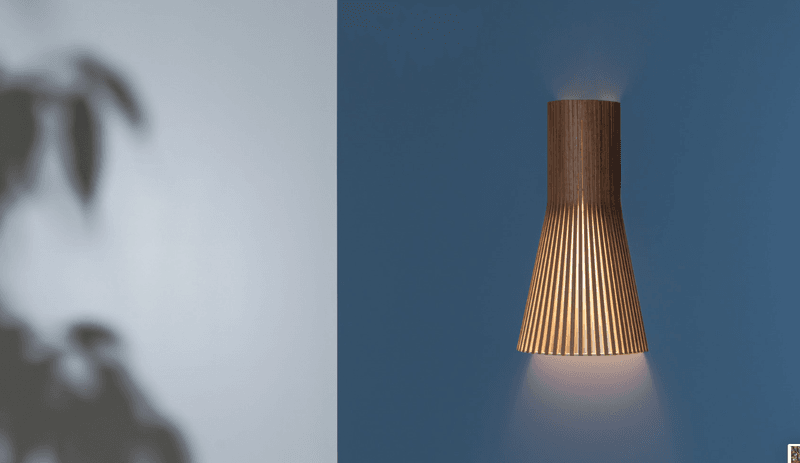 Secto Design - Secto 4231 vegg small - Valnøtt