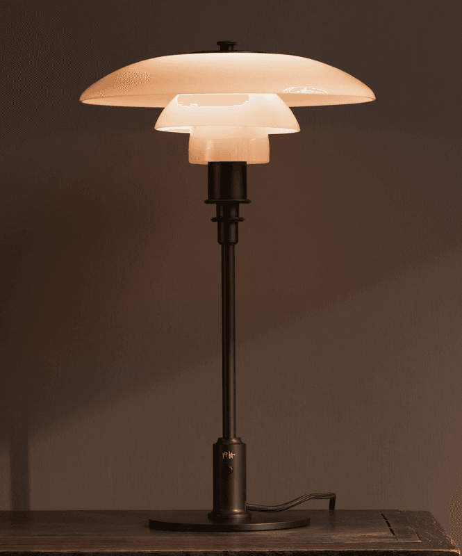 PH 3-2 bordlampe Dusty terrakotta - Limited Edition