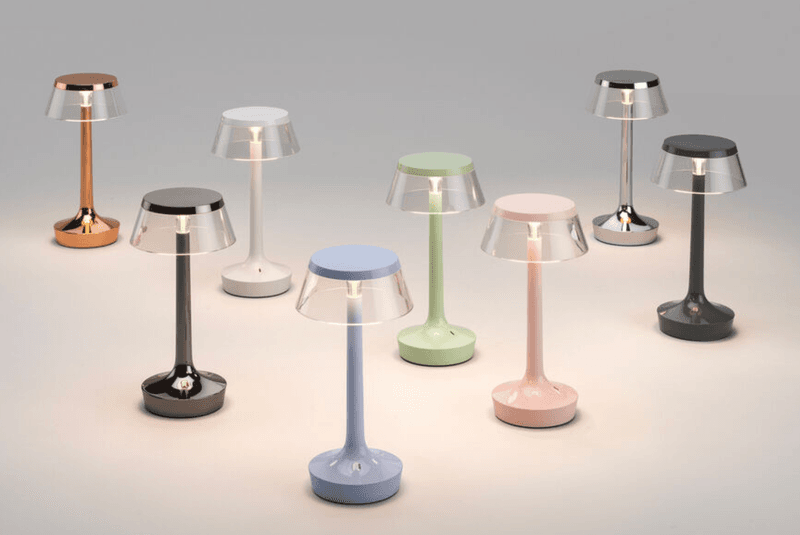 Flos Bon Jour unplugged Black Chrome 