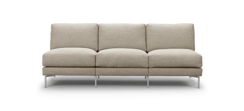Juul 911 Sofa 220x90 cm - stål bein - Curve 0007