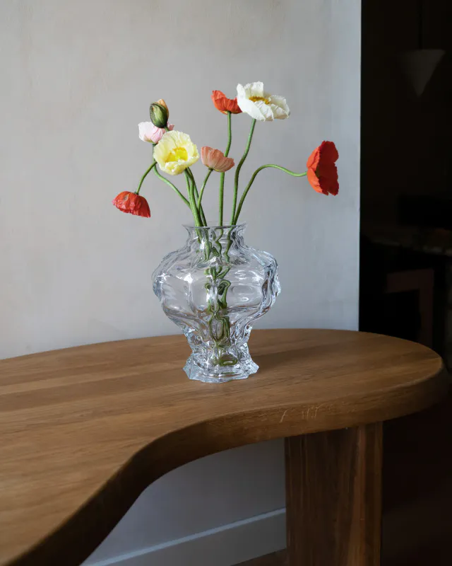 Hein Studio Ammonit Vase - Clear H:30 cm