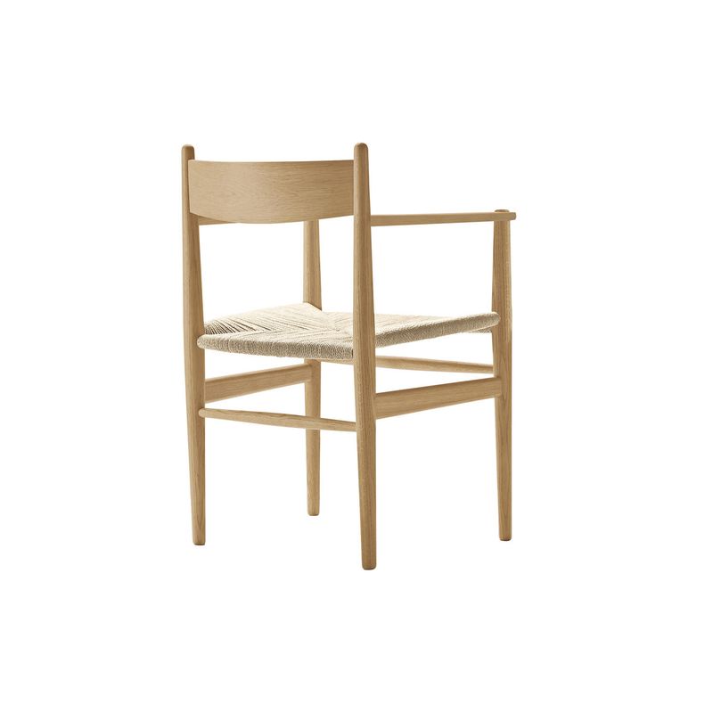 Carl Hansen & Søn CH37 - Oljet eik / naturflett 