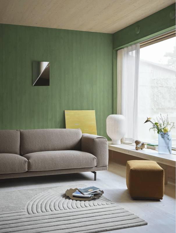 Muuto Rest 3 1/2 Sofa - Hearth 6 / Sorte bein