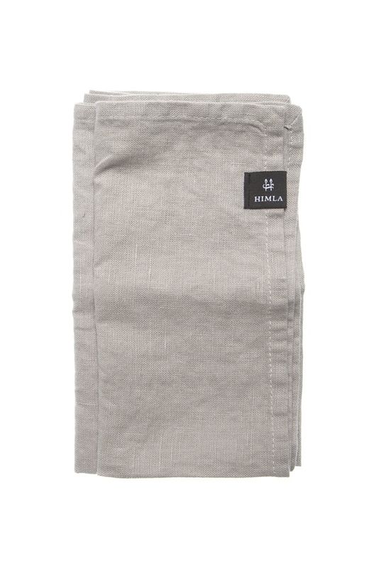 Himla Sunshine linservietter ash 45x45 4-pk