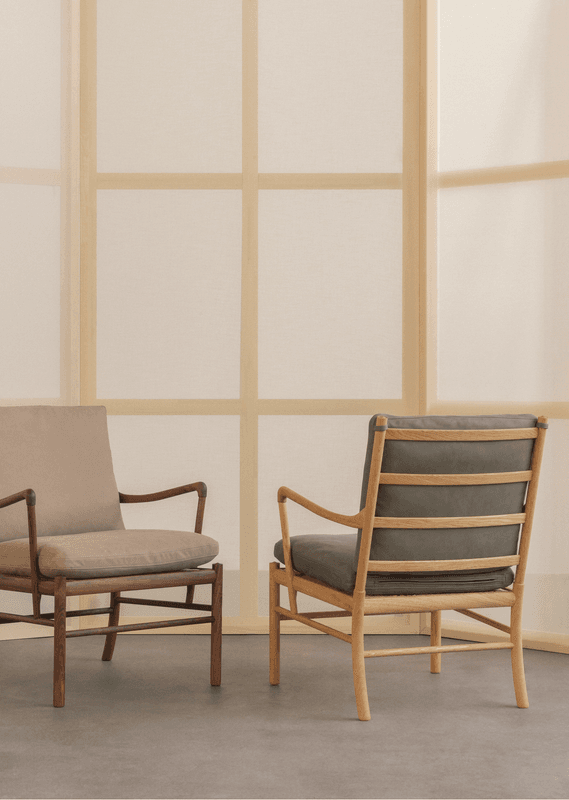 Carl Hansen & Søn OW149 Colonial Chair  - Oljet eik/ Jade Terra 20368