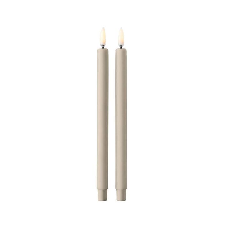 Stoff Nagel Led-lys 2pk, Sand