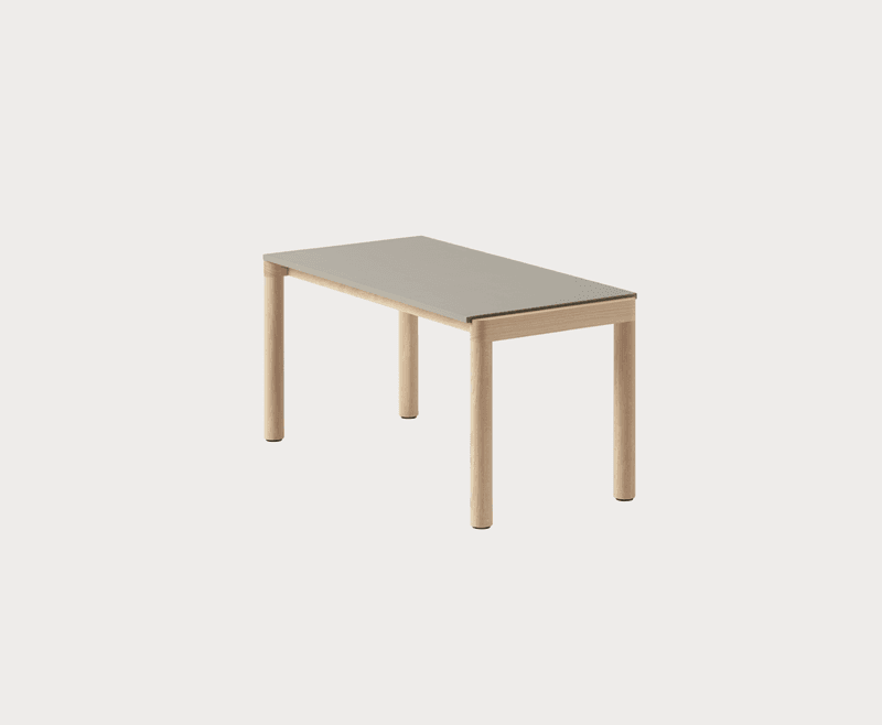 Muuto Couple sofabord 40x84 Plain/Wavy 