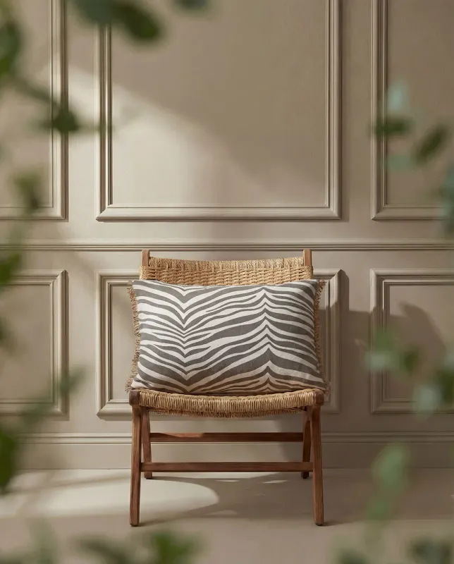 Classic Collection Putetrekk Zebra Titanium/hvit 40x60 cm